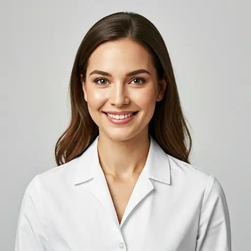 Smiling woman looking confident with soft lighting